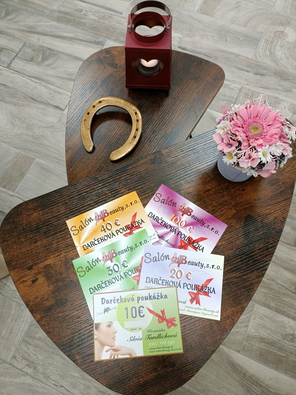Darčekové poukážky Salon4Beauty